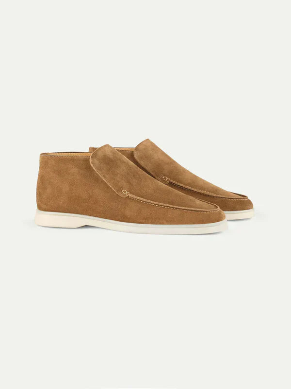 City Suede Moccasins - Terracotta