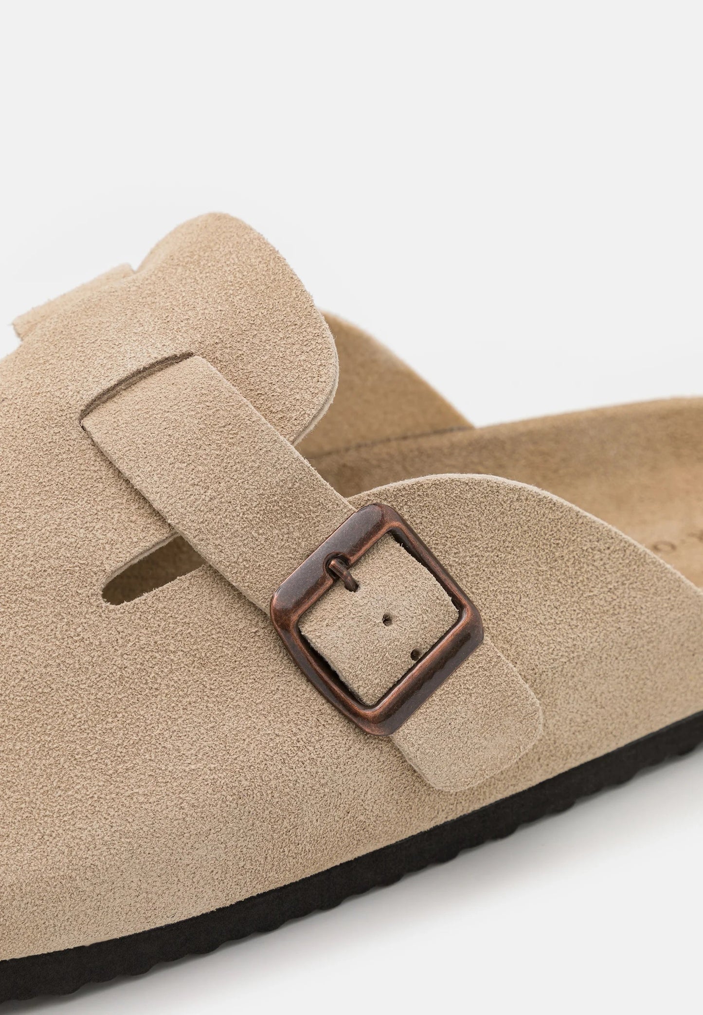 Men's Suede Sandals - Beige