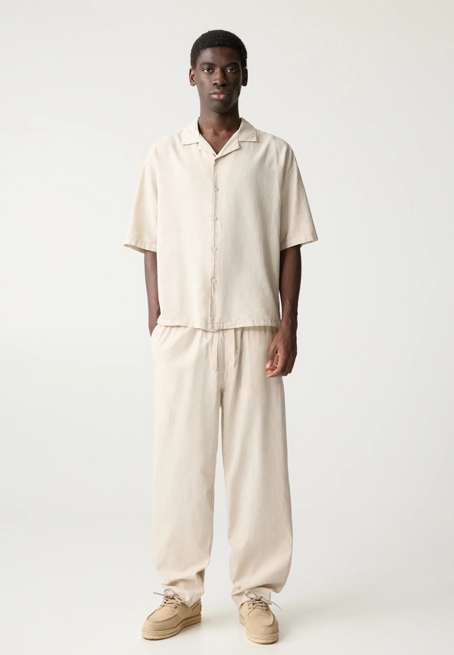 Classic Linen Shirt - Off White