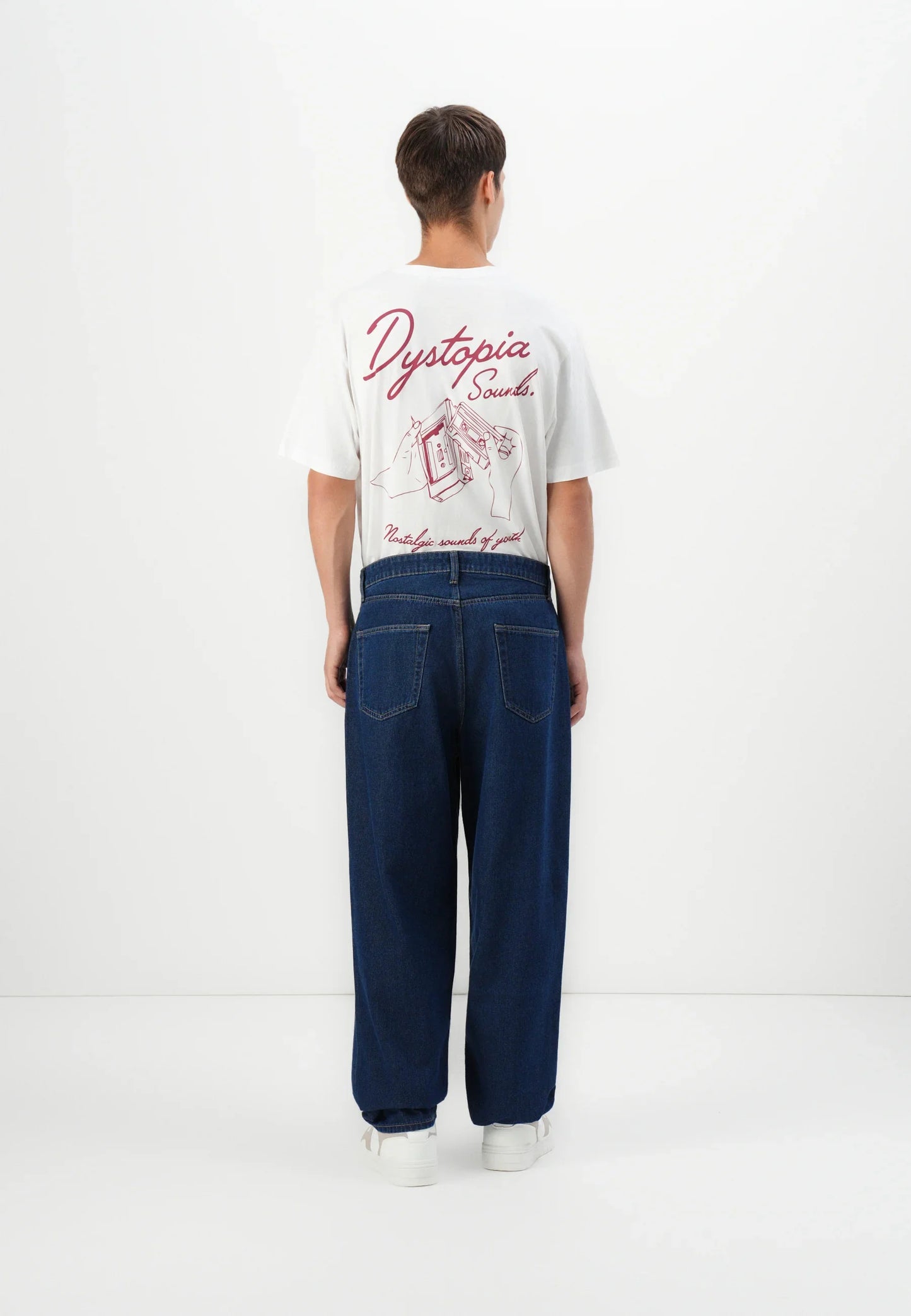 Baggy Jeans Trousers - Dark Blue