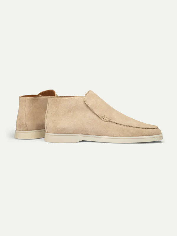 City Moccasin in Suede - Beige