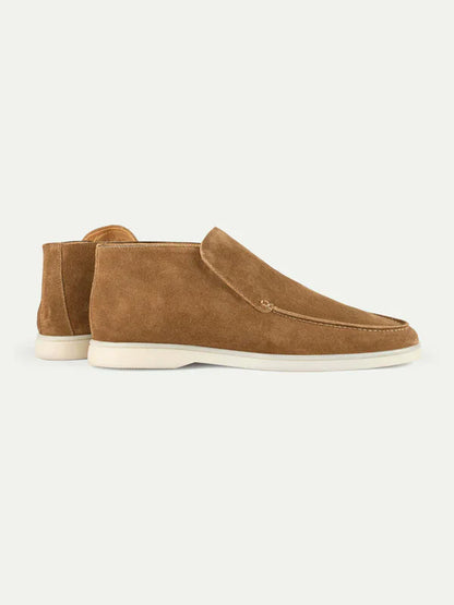 City Suede Moccasins - Terracotta