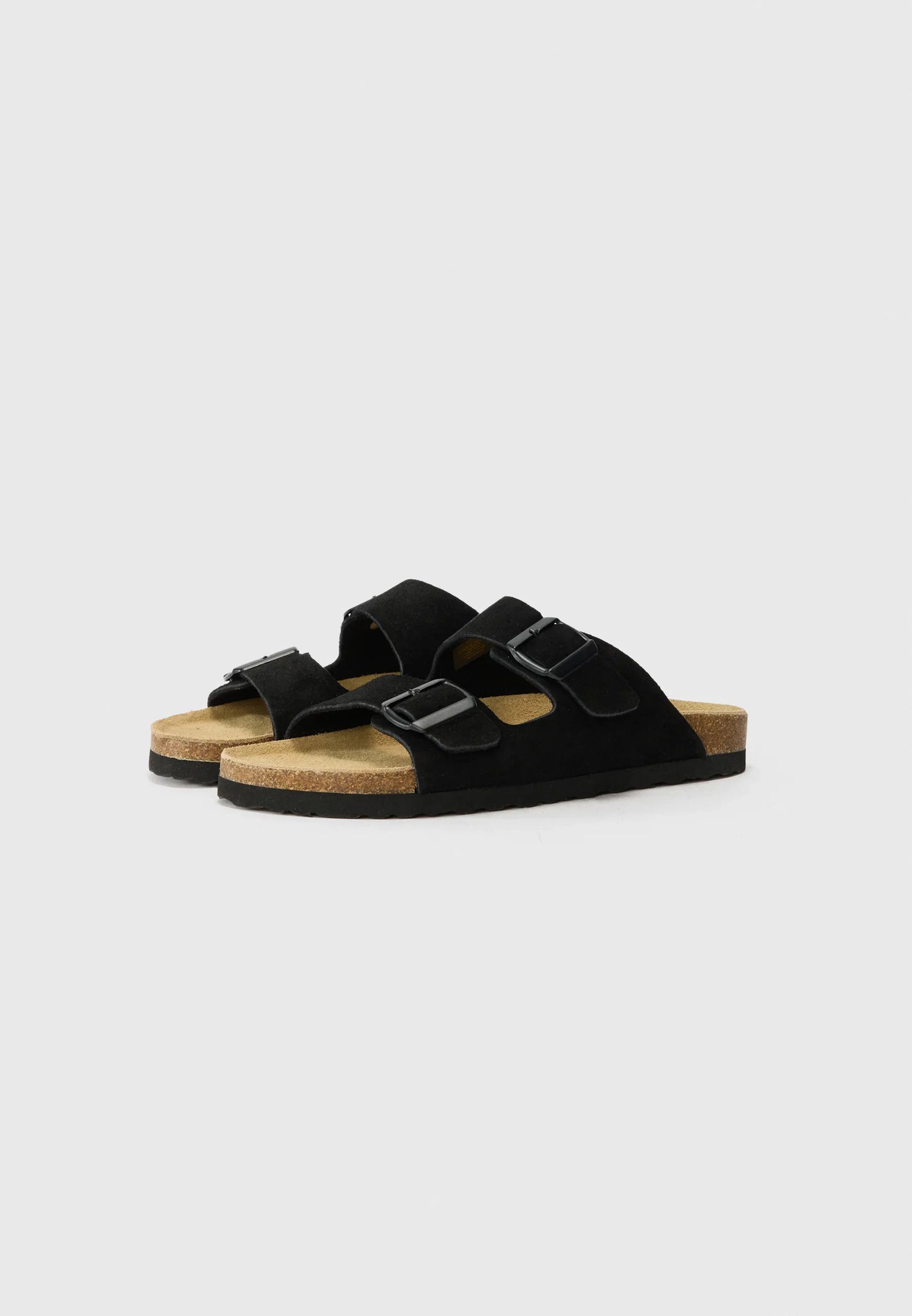 Rully Leather Sandals - Black