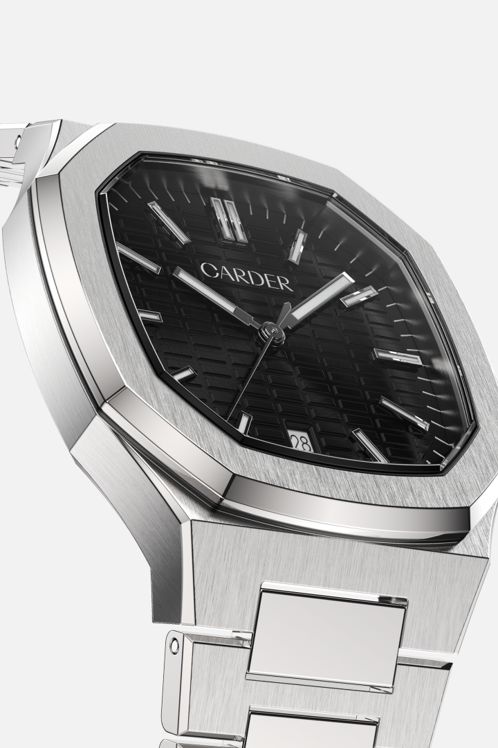 August Safira 10ATM Watch - Black