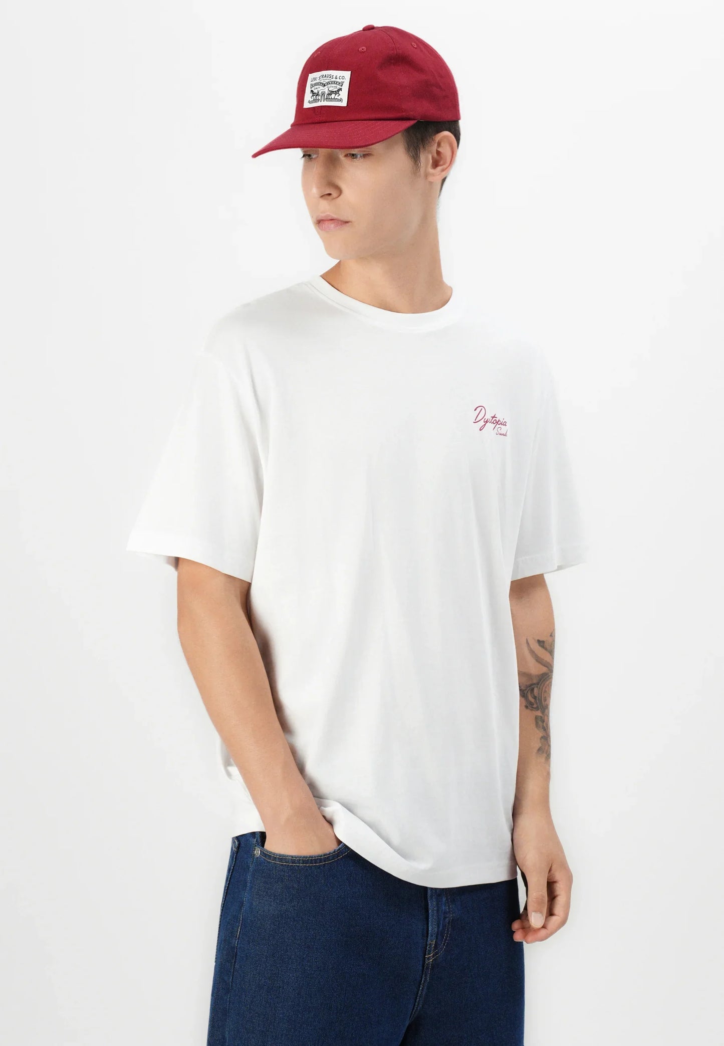 Baggy Jeans Trousers - Dark Blue
