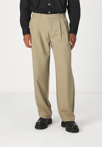 Men's Premium Fit Tailored Trousers - Beige