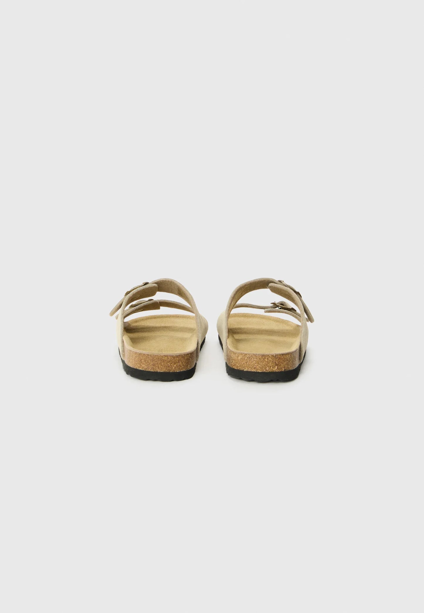 Rully Leather Sandals - Beige