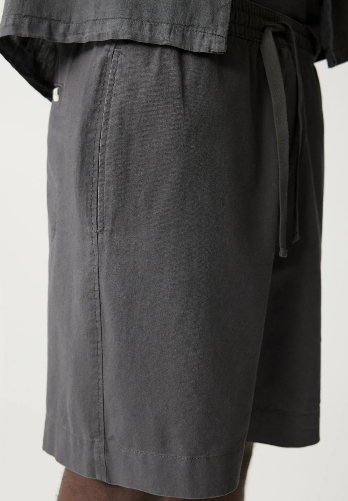 Linen Shorts - Dark Grey