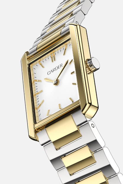 Mason Safira 5ATM Watch - Silver and Gold