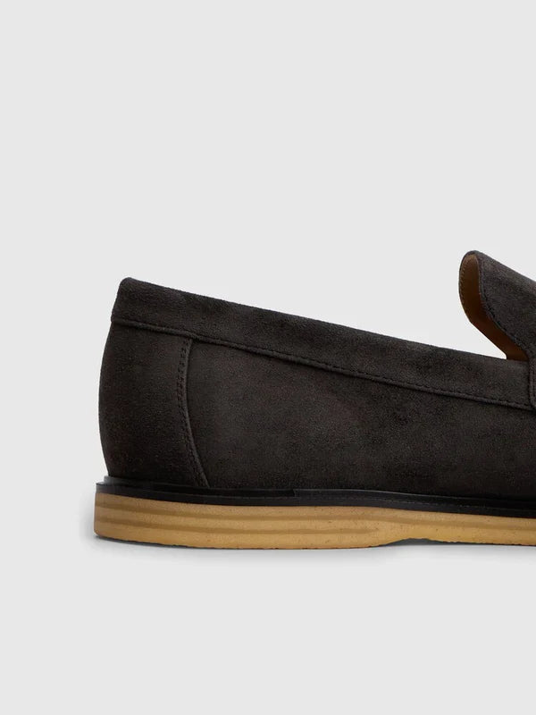 Miller Suede Moccasins - Black