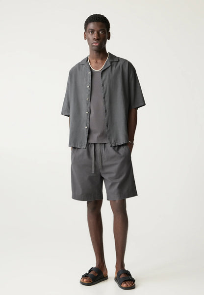 Classic Linen Shirt - Dark Grey