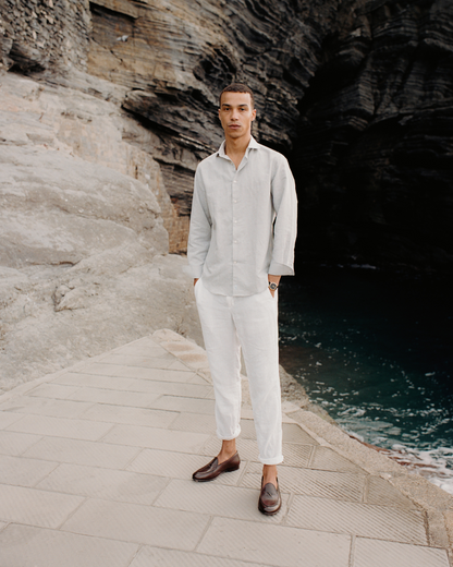 Classic Linen Shirt - Light Green