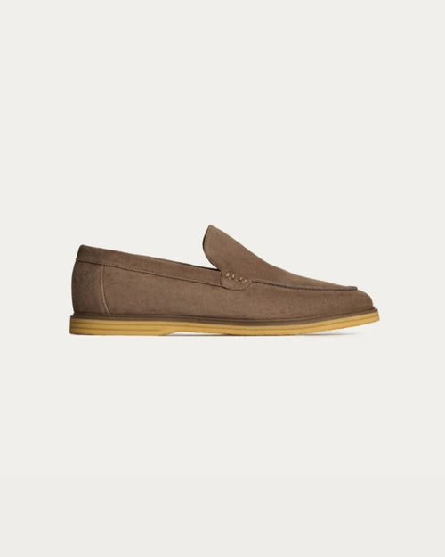 Suede Miller Moccasins - Smoky
