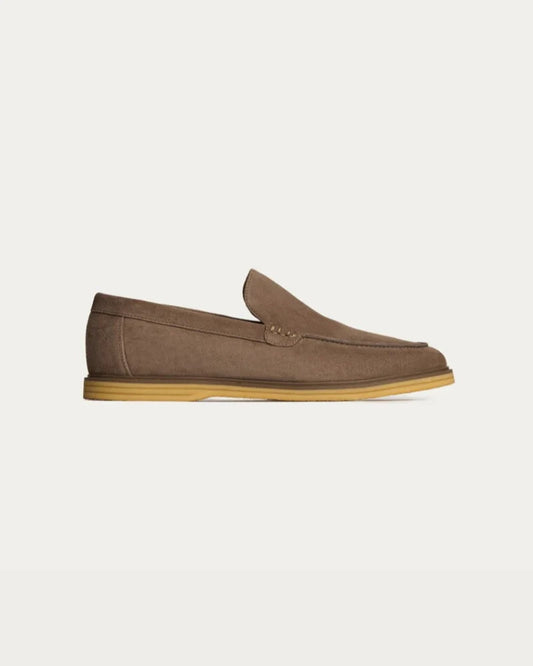 Suede Miller Moccasins - Smoky