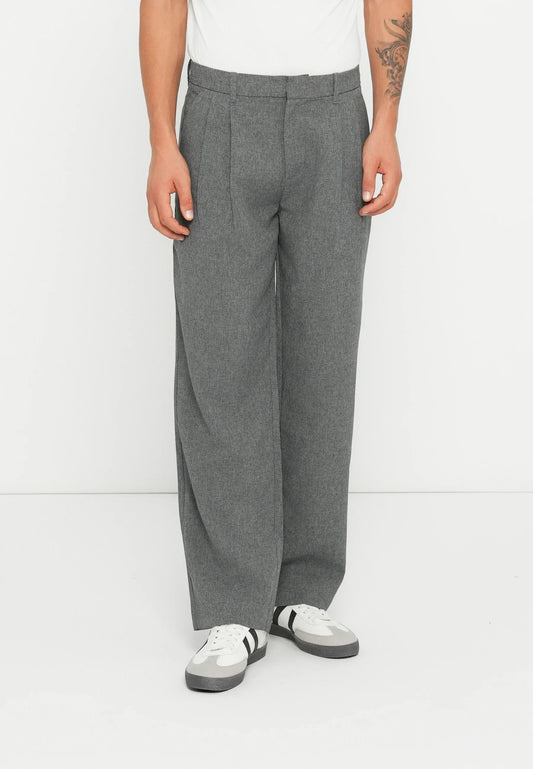 Men's Premium Fit Tailored Trousers - Dark Grey