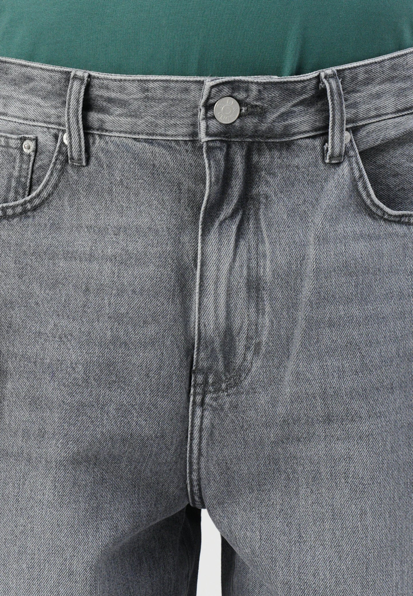 Baggy Jeans Trousers - Grey