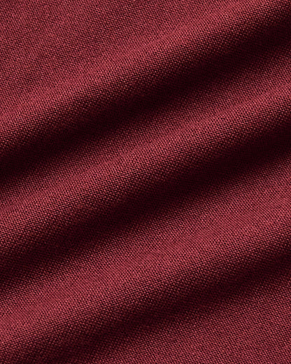 Classic Round Neck T-Shirt - Wine