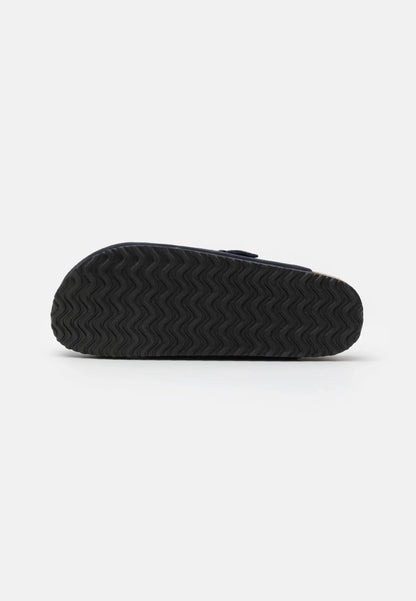 Men's Suede Sandals - Navy Blue