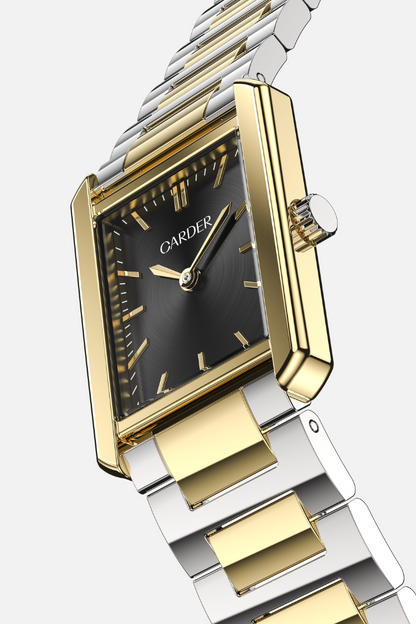 Mason Sapphire Watch 5ATM - Gold and Black