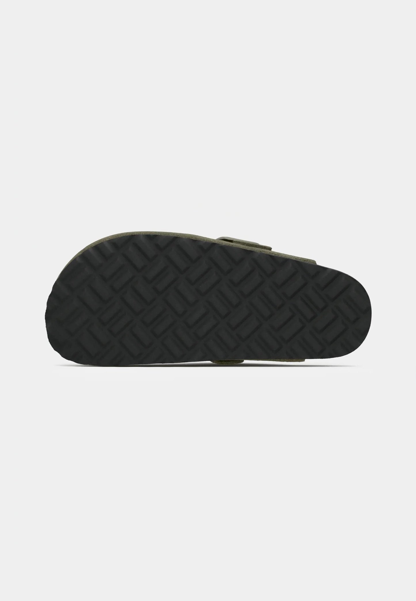 Men's Suede Sandals - Olive Green