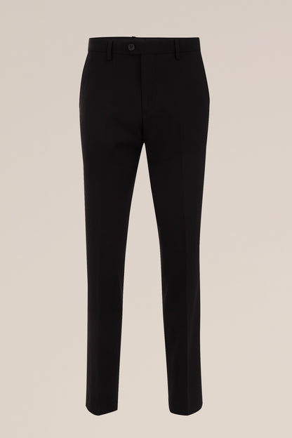 Regular Fit Tailored Trousers - Black