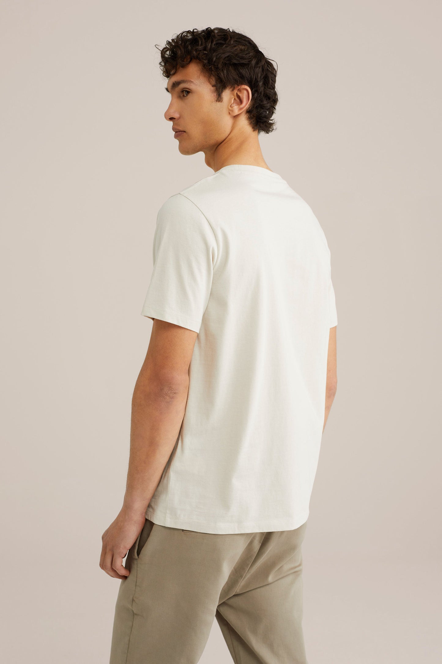Regular Fit Basic T-Shirt - Off White