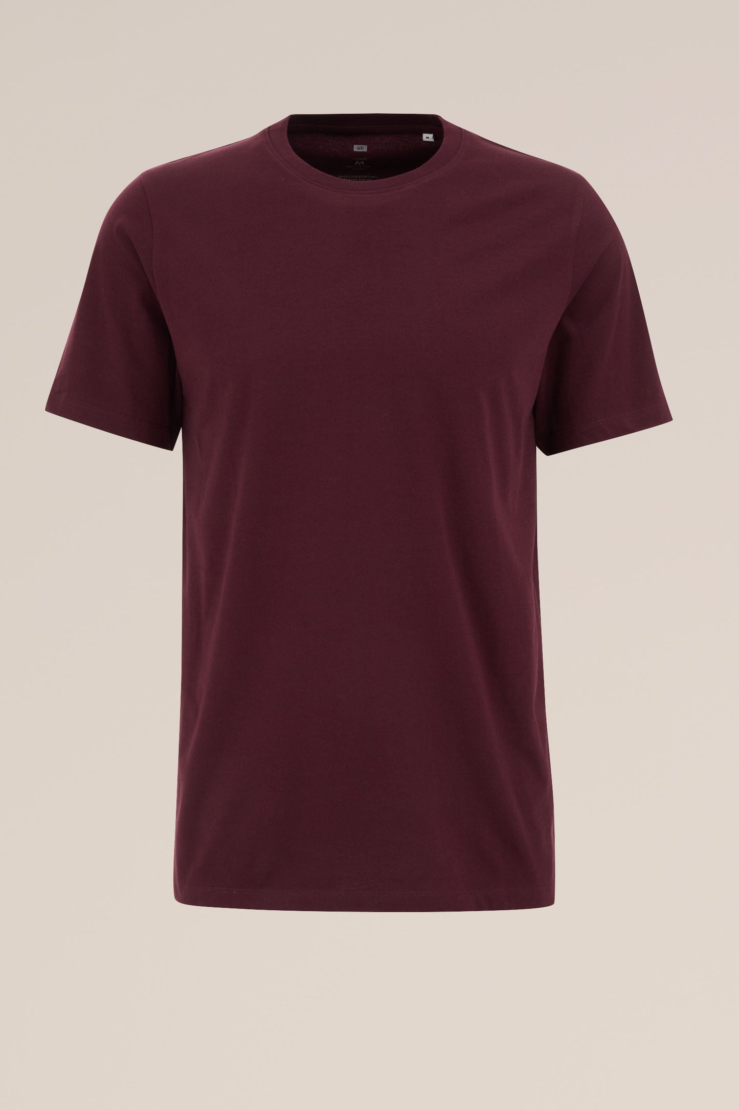Regular Fit Basic T-Shirt - Burgundy