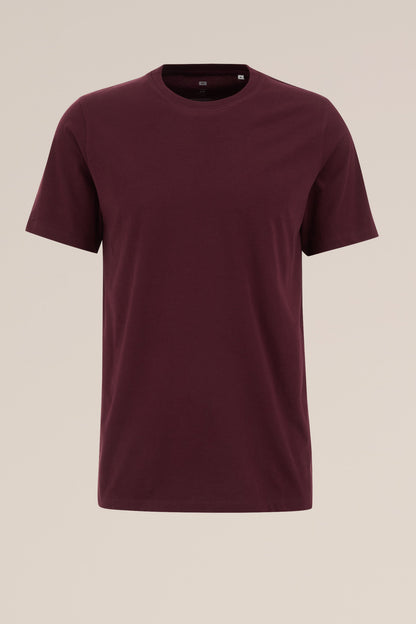 Regular Fit Basic T-Shirt - Burgundy