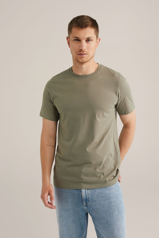 Basic Regular Fit T-Shirt - Olive Green