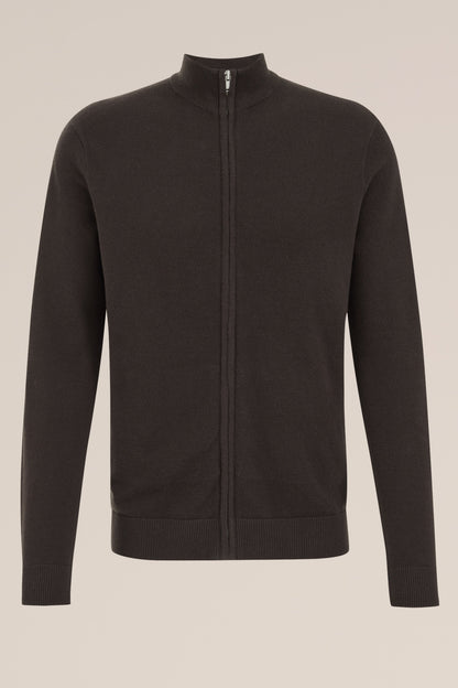 Fine Knit Sweater with Regular Fit - Brown