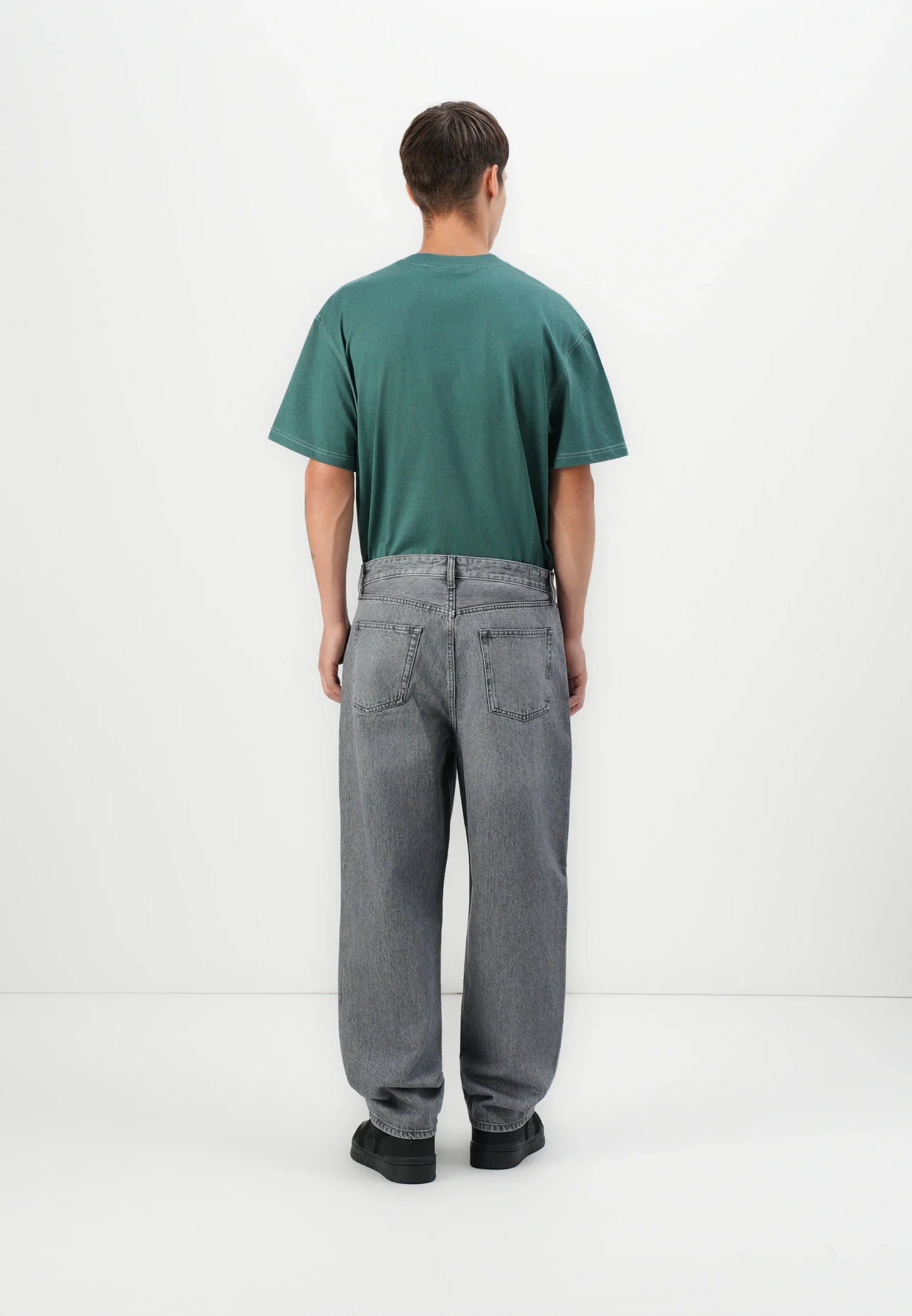 Baggy Jeans Trousers - Grey