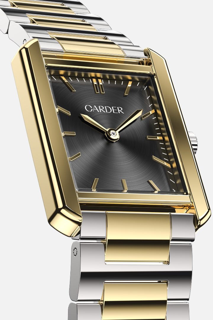 Mason Sapphire Watch 5ATM - Gold and Black