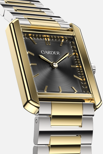 Mason Sapphire Watch 5ATM - Gold and Black