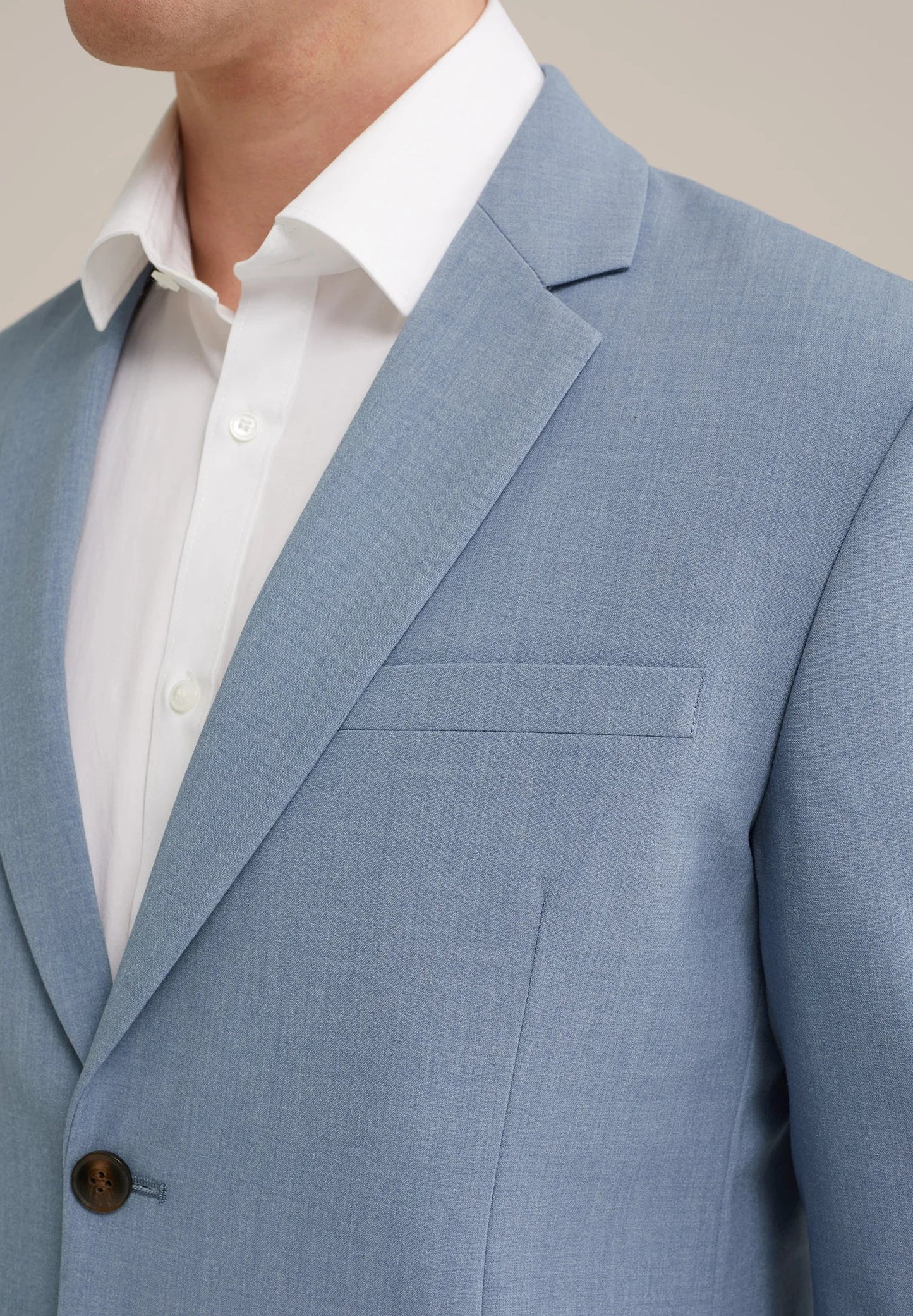 Men's Regular Fit Tailored Blazer - Light Blue