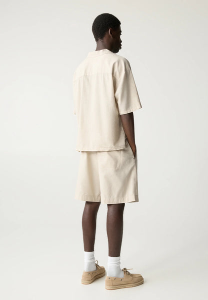Linen Shorts - Beige