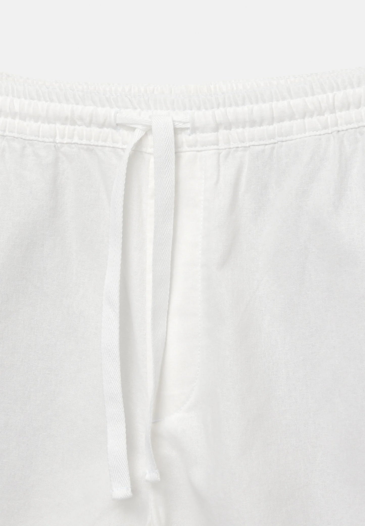 Linen Shorts - White