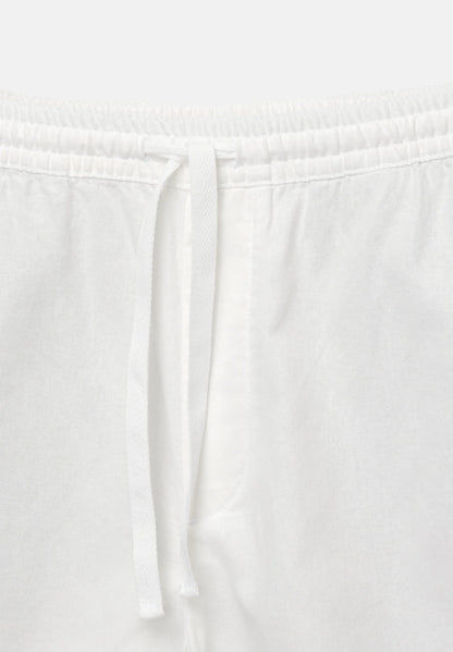 Linen Shorts - White