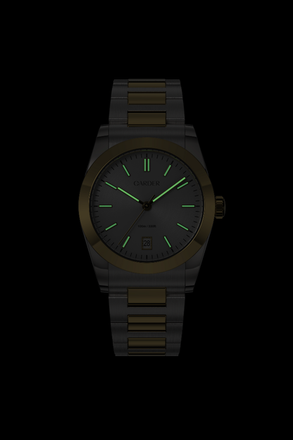 James Safira 10ATM Watch – Gold and White