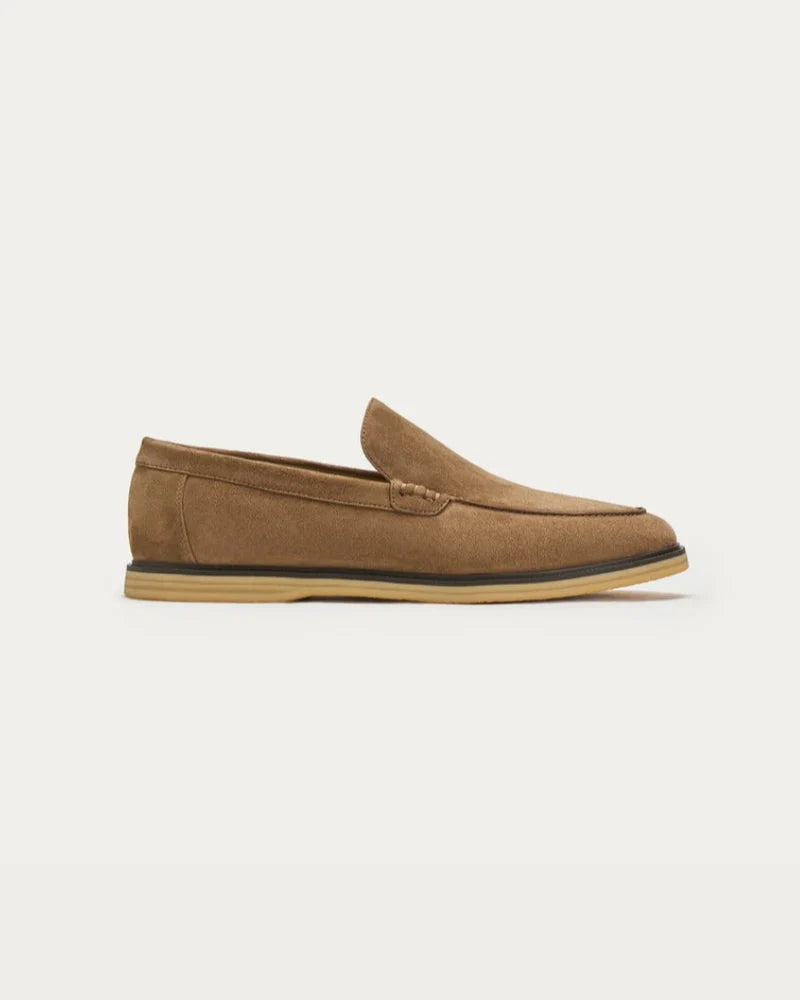 Miller Suede Moccasins - Tobacco