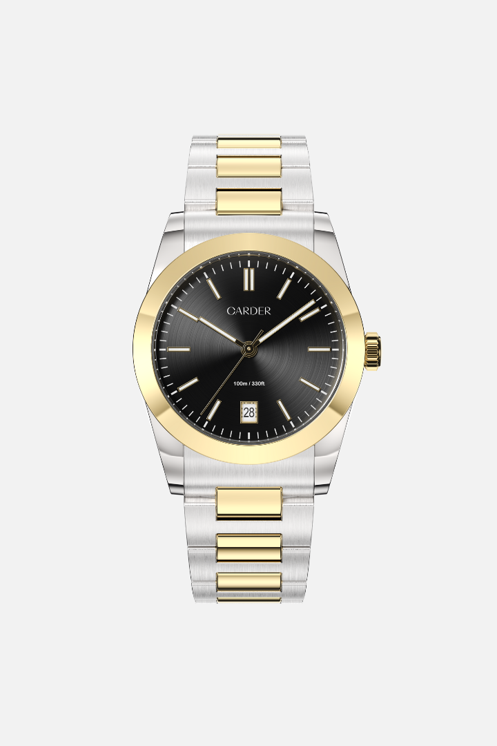 James Safira 10ATM Watch - Gold and Black