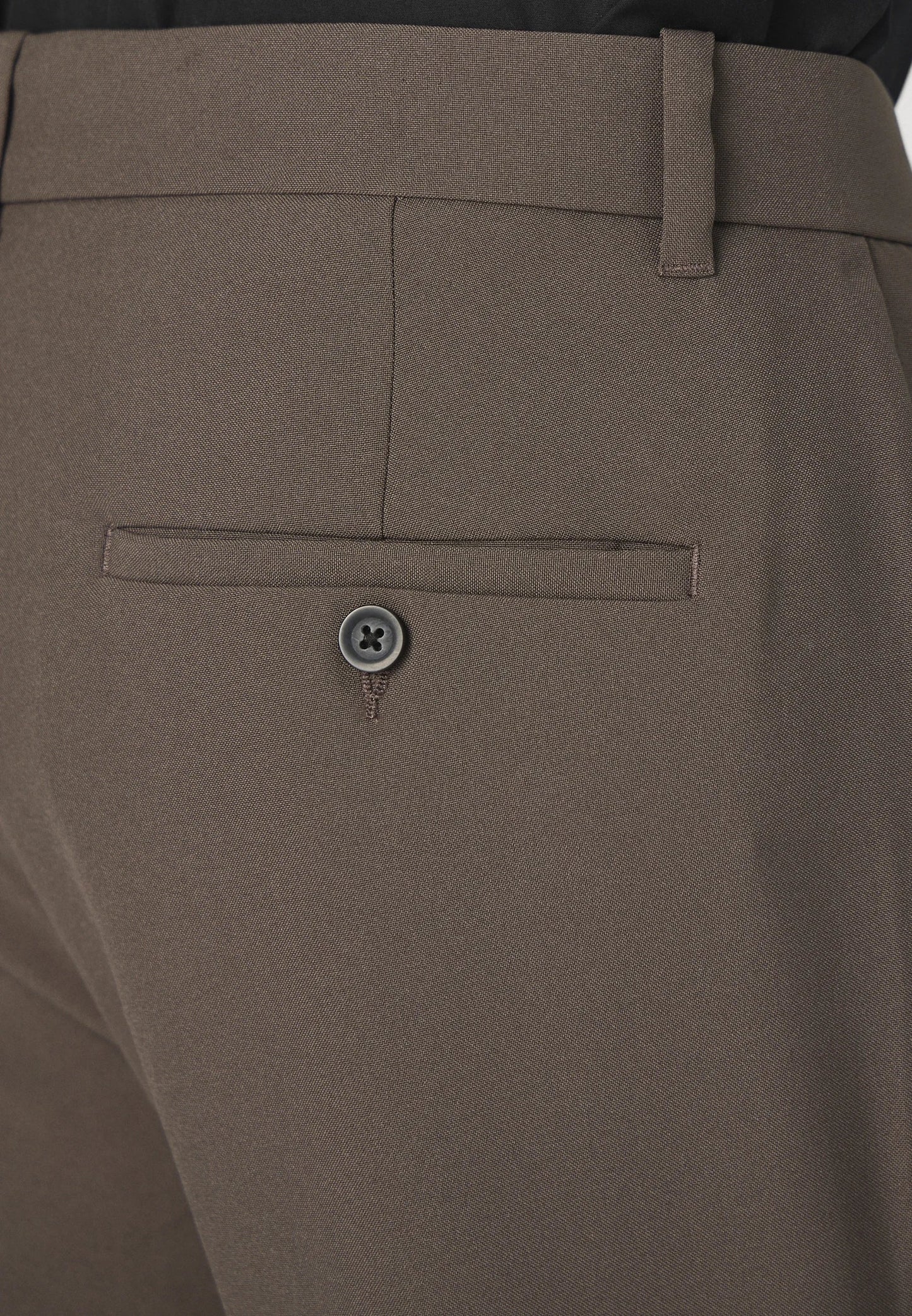 Men's Premium Fit Tailored Trousers - Brown