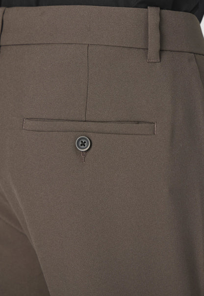 Men's Premium Fit Tailored Trousers - Brown