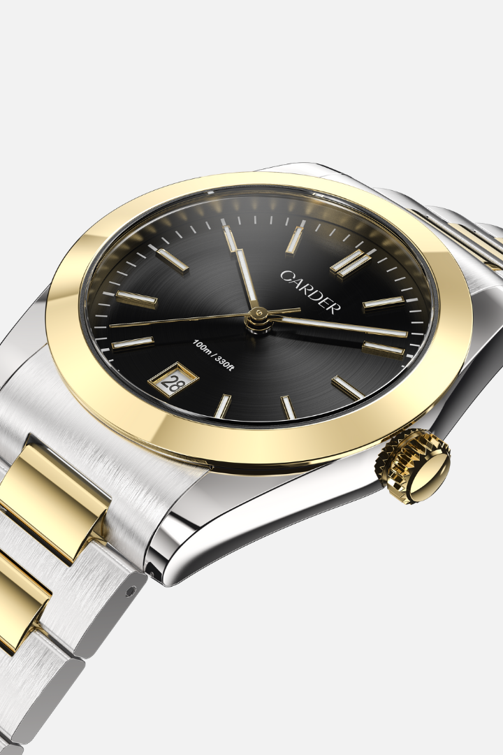 James Safira 10ATM Watch - Gold and Black