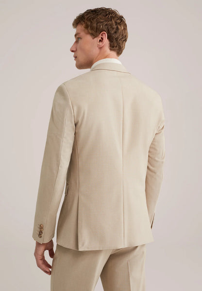 Men's Regular Fit Tailored Blazer - Beige