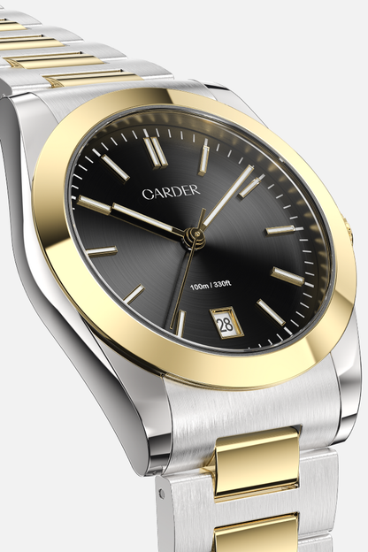 James Safira 10ATM Watch - Gold and Black