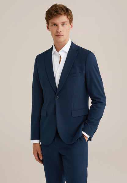 Men's Regular Fit Tailored Blazer - Navy Blue
