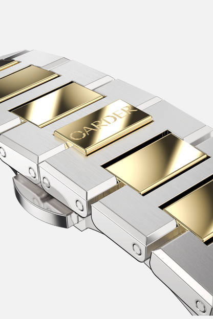 August Safira 10ATM Watch - Gold and Black