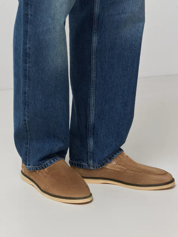 Miller Suede Moccasins - Tobacco