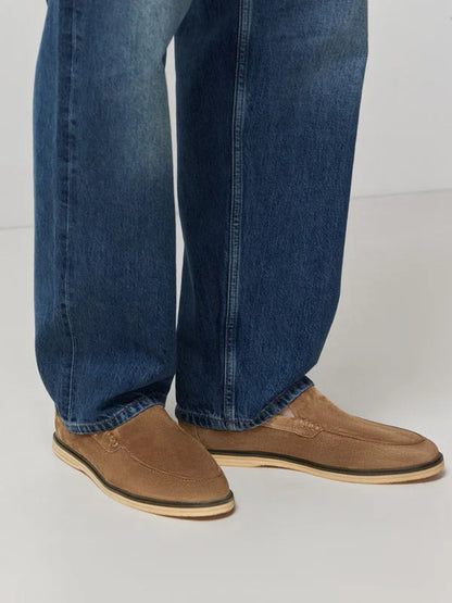 Miller Suede Moccasins - Tobacco