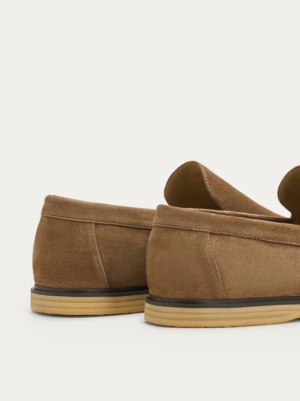 Miller Suede Moccasins - Tobacco